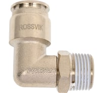 Цанговый разъем Г-образный (3/8"; 12x10 мм) Rossvik B184/13.R