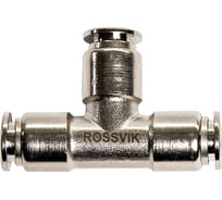 Цанговый разъем Т-образный 6x4 мм Rossvik B189/3.R