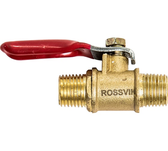 Вентиль шаровый М1/4" - М1/4" Rossvik A310/4.R 21560158