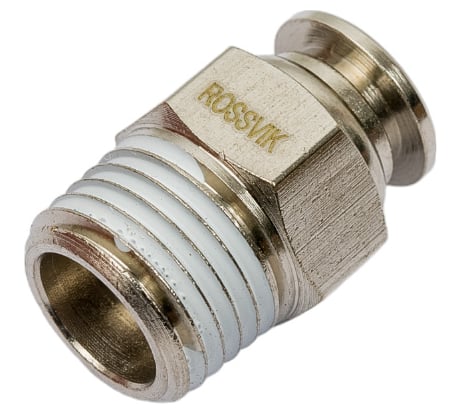 Цанговый разъем (1/4"; 6x4 мм) Rossvik B180/10.R