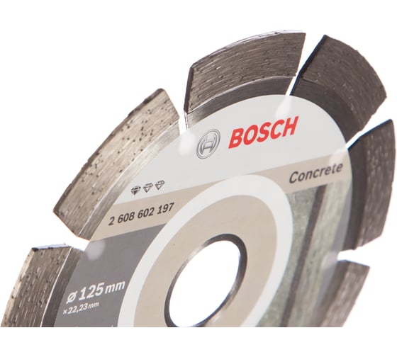Диск алмазный Standard for Concrete по бетону 125х22,23 мм Bosch 2.608.602.197