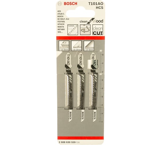 Пилки для лобзика Bosch 2.608.630.559