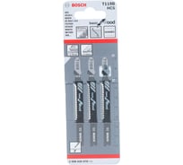 Набор пилок для лобзика по дереву 3 шт. 67 мм Bosch 2.608.630.878