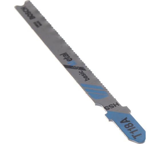 Пилки для лобзика по металлу (67 мм; 5 шт.) HSS T118 A Bosch 2.608.631.013