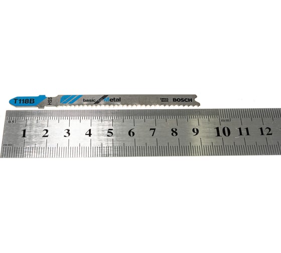 Пилки T118B 5 шт. для лобзика по металлу Bosch 2.608.631.014