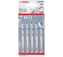 Пилки T227D 5 шт. по металлу для лобзика Bosch 2.608.631.030