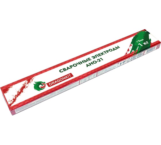 Электроды АНО-21 3 мм, 1 кг DRAGONKIT 00-00002741