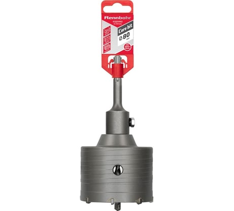 Коронка в сборе по бетону Corebit 80 мм, SDS-plus RENNBOHR 662093