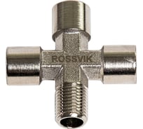 Соединитель крест FFFM 1/4" Rossvik A138/2.R