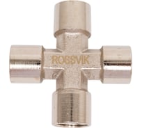 Соединитель крест FFFF 1/4" Rossvik .R A139/2