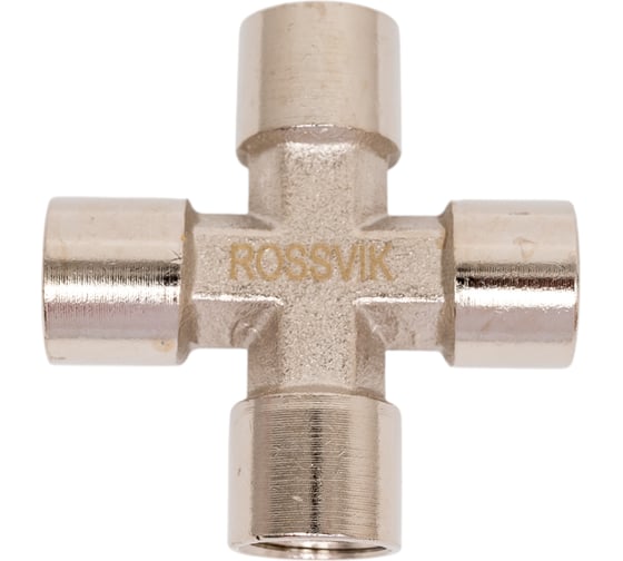 Соединитель крест FFFF 1/4" Rossvik .R A139/2 1