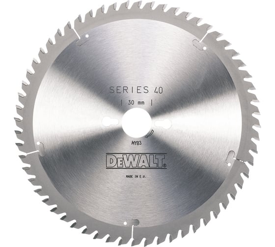 Диск пильный по дереву (260х30 мм; Z48) S40 DeWALT DT4258 1