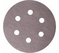 Материал шлифовальный на бумажной основе Q.SILVER ACE 100 шт, 77 мм, 6 отверстий, Р500, липучка MIRKA 3263409951