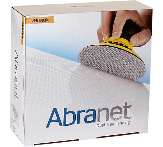 Круги шлифовальные на сетчатой основе ABRANET 50 шт, 34 мм, P180 MIRKA 5420905018