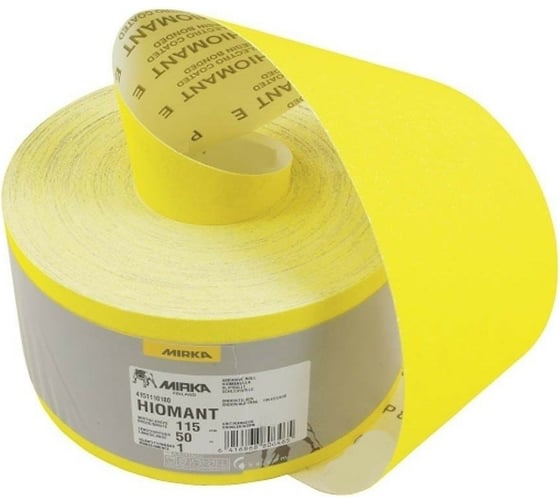Бумага шлифовальная HIOMANT 115 мм, 50 м, Р240 MIRKA 4151100125