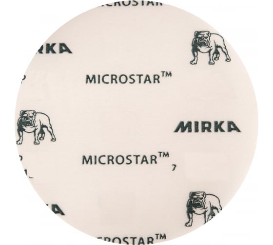 Материал шлифовальный на плёночной синтетической основе MICROSTAR 50 шт, 77 мм, P2000, б/о, липучка MIRKA FM6JT05095 1