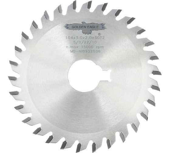 Диск пильный HW торцовочный (104x22x3/2 мм; Z30 WZ) Golden Eagle TL00001130 1