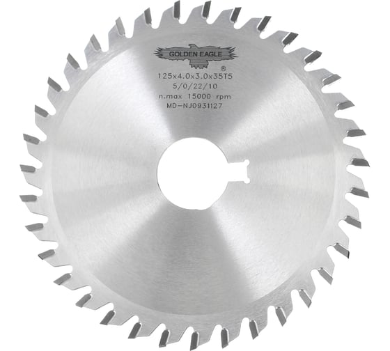 Диск пильный HW пазовый (125x25.4x4/3 мм; Z35) Golden Eagle TL00001132 1