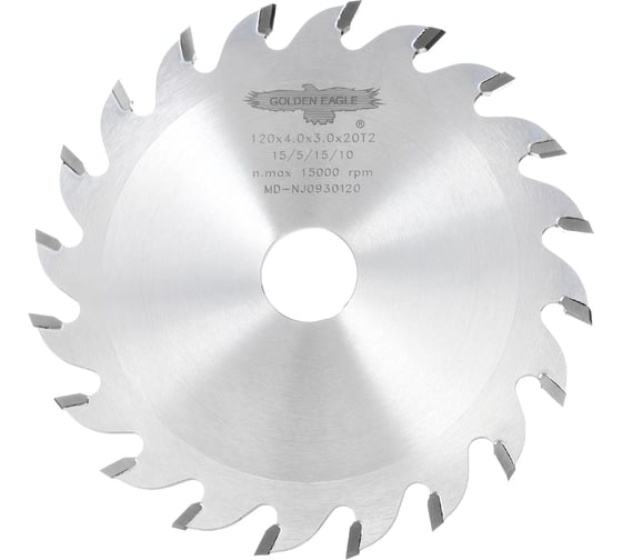 Диск пильный HW пазовый (120x20x4/3 мм; Z20 WZ) Golden Eagle TL00001131
