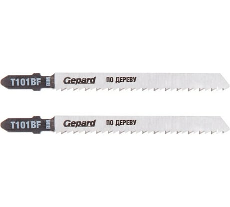 Пилка для электролобзика по дереву T101BF 2 шт Gepard GP0625-15