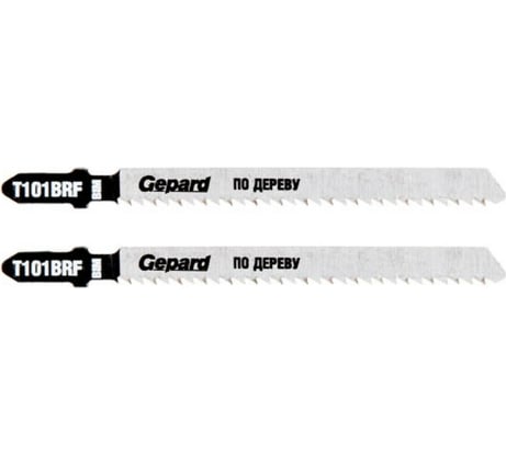 Пилка для электролобзика по дереву T101BRF 2 шт Gepard GP0625-20