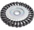 Щетка дисковая для УШМ 150x22.2 мм, витая проволока Gepard GP0894-150 3