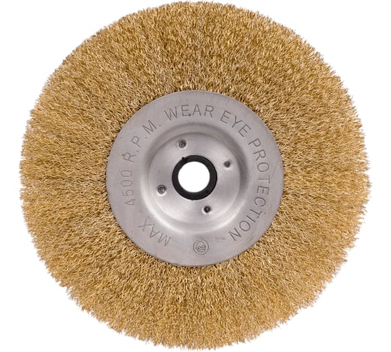 Щетка дисковая для УШМ 180x22.2 мм, гофрированная проволока Gepard GP0896-180 1
