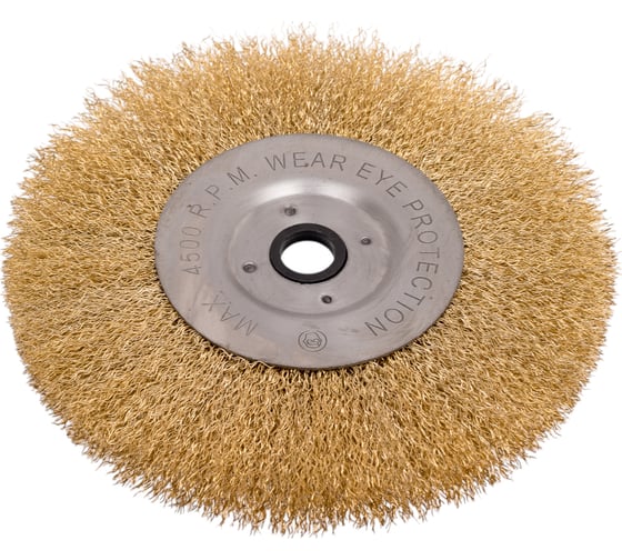 Щетка дисковая для УШМ 180x22.2 мм, гофрированная проволока Gepard GP0896-180