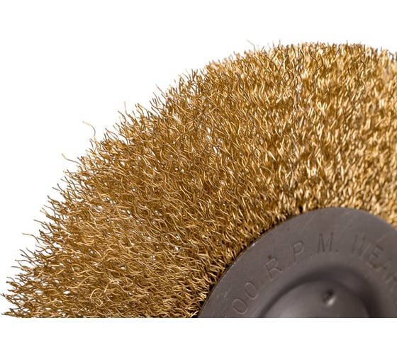 Щетка дисковая для УШМ 180x22.2 мм, гофрированная проволока Gepard GP0896-180