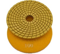 Круг шлифовальный алмазный гибкий АГШК для мокрой полировки 100 мм, P100 LUX S.E.B. 103AT-CW100