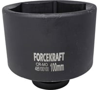 Головка ударная глубокая 6-гранная 100 мм, 1"DR FORCEKRAFT FK-485100100 51138