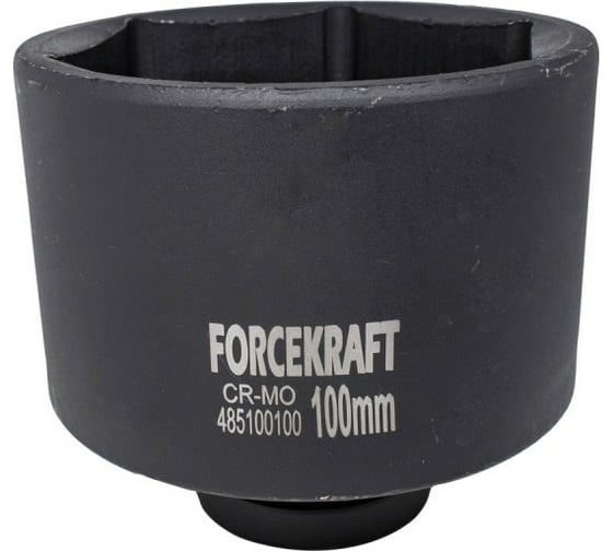 Головка ударная глубокая 6-гранная 100 мм, 1"DR FORCEKRAFT FK-485100100 51138