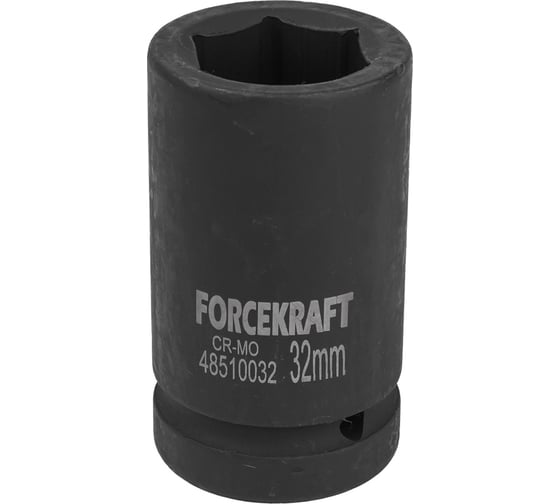 Головка ударная глубокая 6-гранная 27 мм, 1"DR Forcekraft FK-48510032(50987)