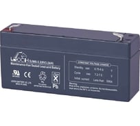 Аккумулятор для ИБП Leoch DJW6-3.2 6В, 3.2 Ач УТ-00001260