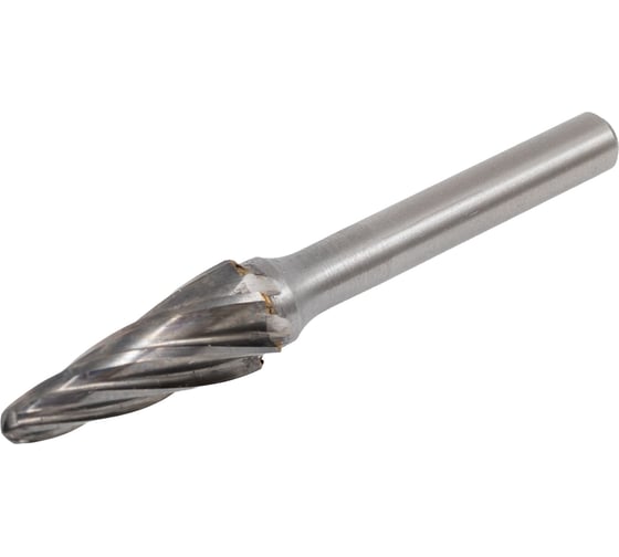 Борфреза твердосплавная в форме закругленного конуса по алюминию Rotorica тип L / KEL L1025C06