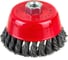 Щетка чашечная 100 мм, М14, пучки витой проволоки для УШМ INTERTOOL BT-2100 1