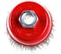 Щетка чашечная 85 мм, М14, витая проволока для УШМ INTERTOOL BT-1085 2