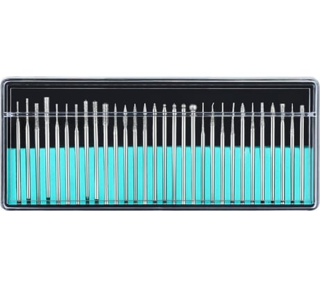 Набор шарошек с алмазным напылением RT30 30 шт для гравера DEKO 065-0678