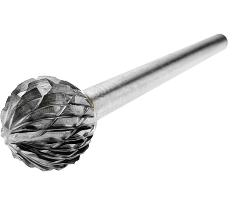 Борфреза (шарошка) по металлу твердосплавная сферическая, тип D 16х14х6 мм S.E.B. 407SL-D1614