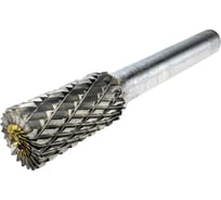 Борфреза (шарошка) по металлу твердосплавная цилиндрическая с торцевыми зубьями, тип B 12х25х6 мм S.E.B. 407SL-A1225