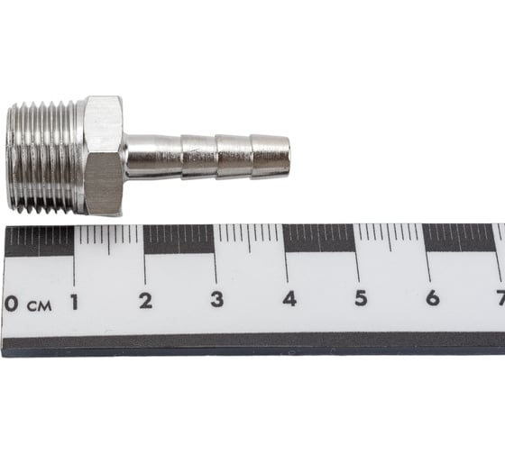 Штуцер JB 06-03 6 мм - резьба 3/8"M NBPT 54369