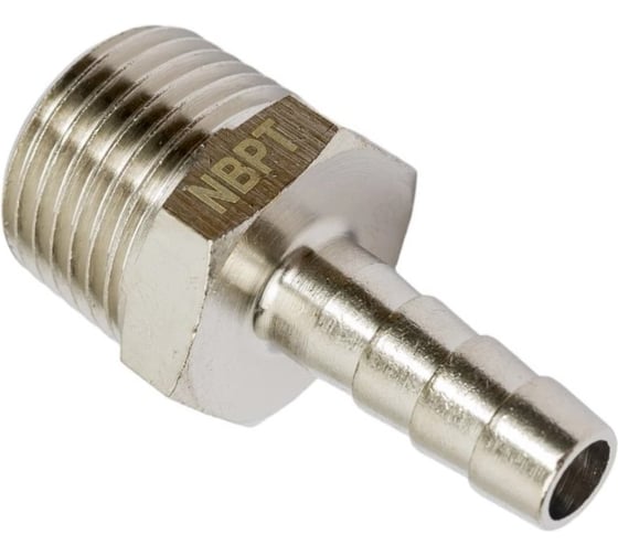 Штуцер JB 06-02 6 мм - резьба 1/4"M NBPT 54352