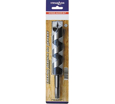 Сверло Левиса по дереву с шестигранным хвостовиком 20х450/360 мм Управдом 4100001039