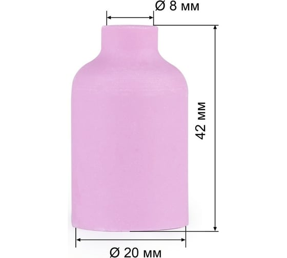 Сопло керамическое №5 (8 мм; газовая линза) 701.0421/ТС0032 Foxweld 2741