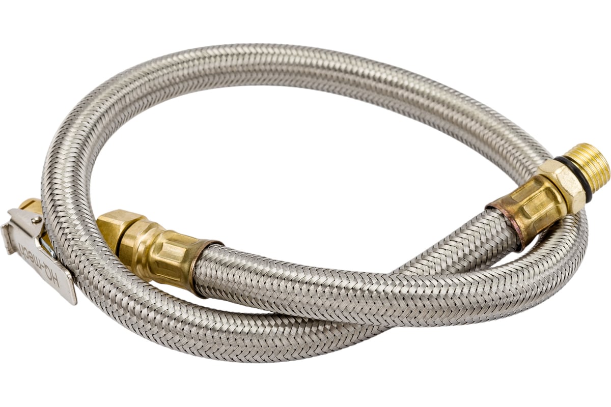 Шланг пневматический подкачки колес армированный каучуковый в ...