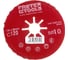 Диск шлифовальный гофрированный 125 мм, P120 FASTER TOOLS 5810 1