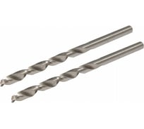 Сверло по металлу, вышлифованный профиль, 4.7х80 мм, 2 шт, угол заточки 135 гр Управдом ​​​​​​​4100000924