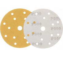 Шлифовальный круг на липучке 150 мм, Р500, 10 шт Totflex 4631163838979