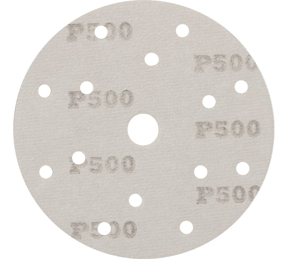 Шлифовальный круг на липучке 150 мм, Р500, 10 шт Totflex 4631163838979