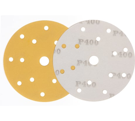 Шлифовальный круг на липучке 150 мм, Р400, 10 шт Totflex 4631163838962